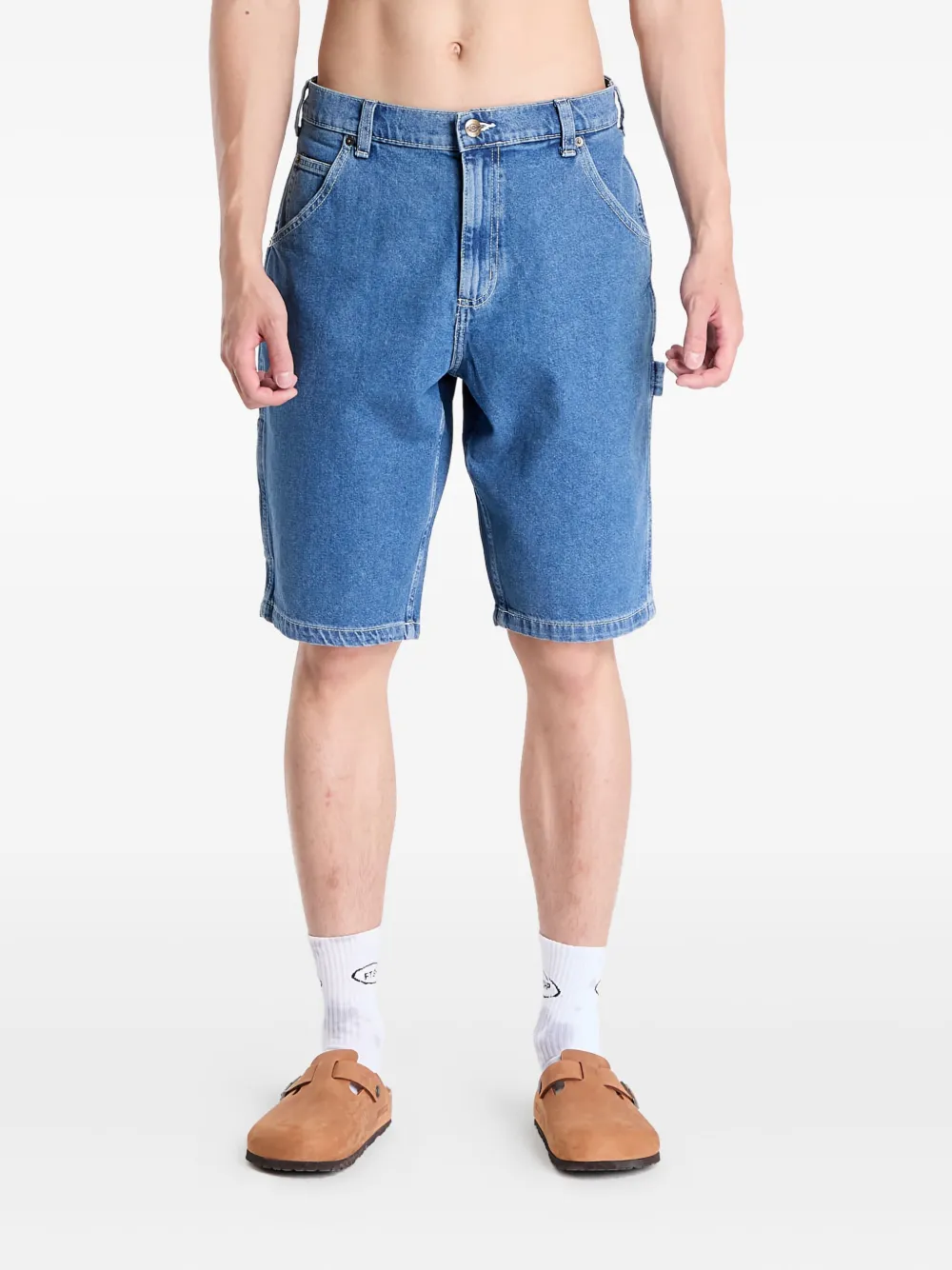 DICKIES Garyville utility denim shorts - ブルー DICKIES Garyville utility denim shorts - ブルー