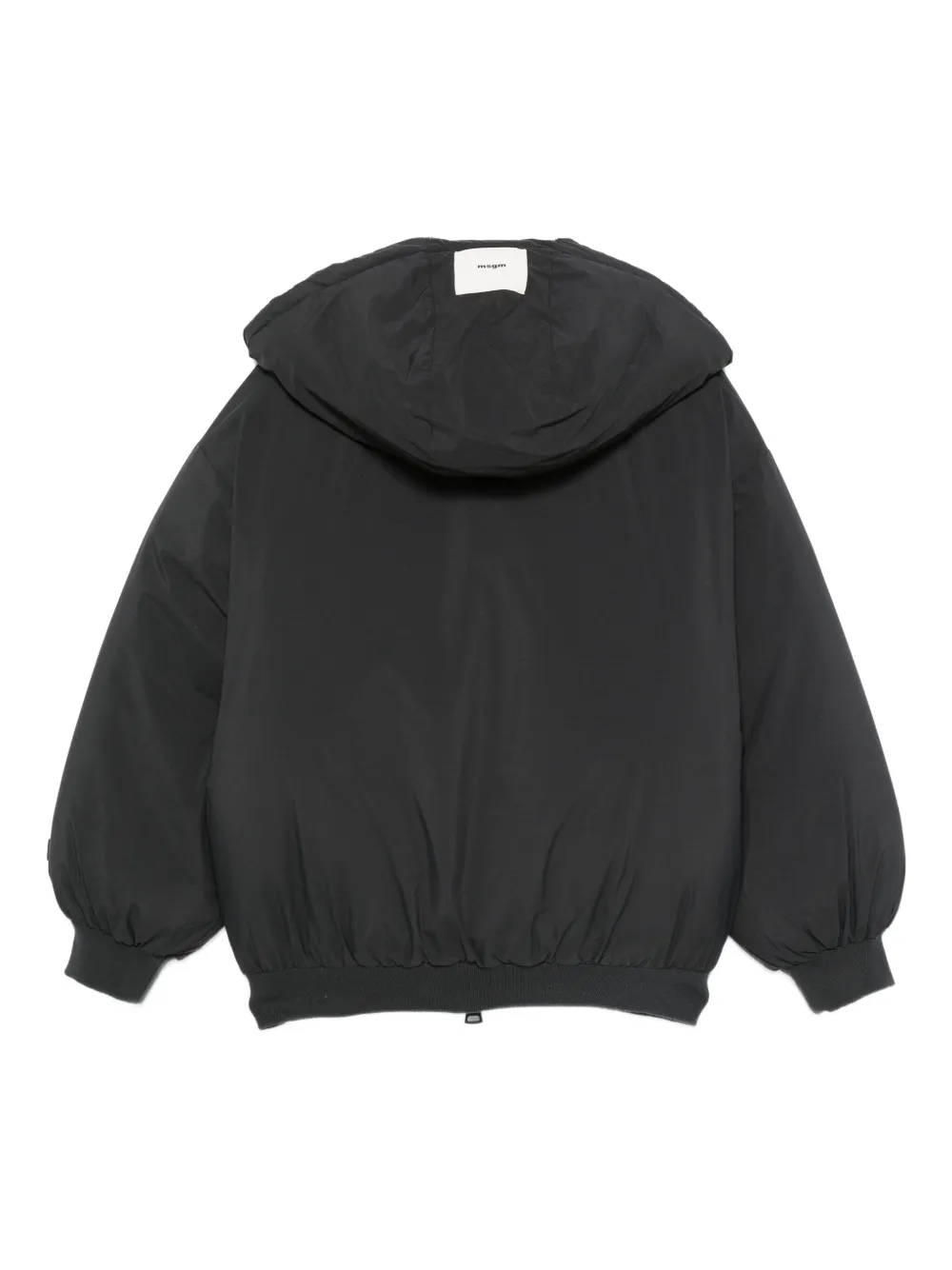 MSGM Kids hooded zip-up jacket | Boys Padded Jackets | Image 2