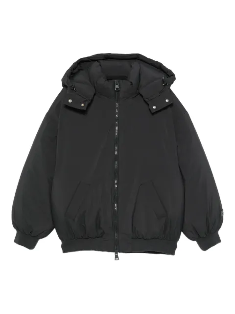 MSGM Kids hooded zip-up jacket