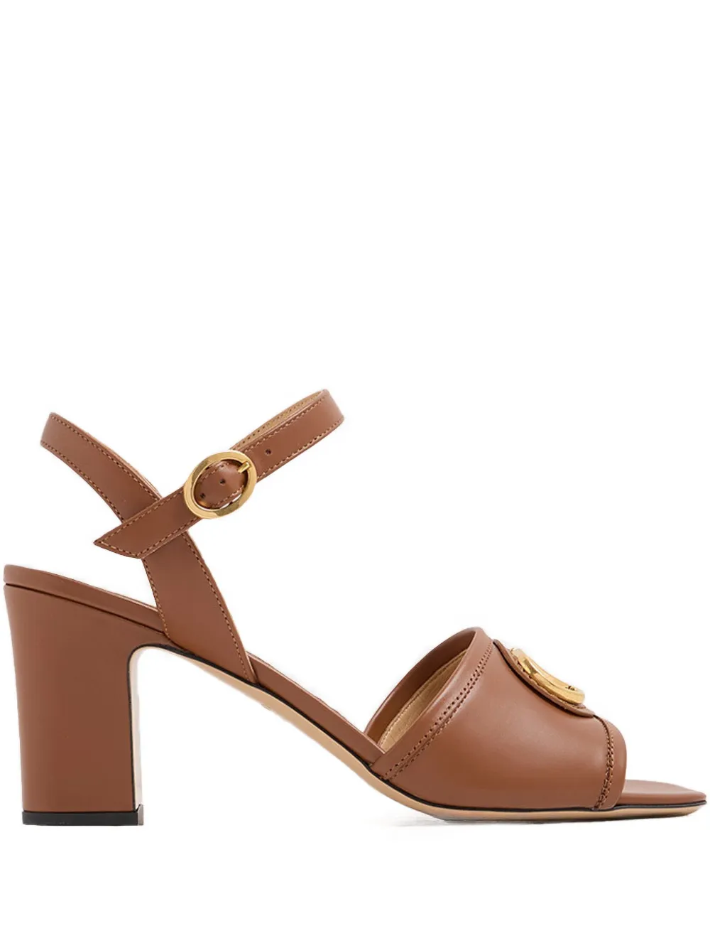 Valentino Garavani 75mm VLogo sandals - ブラウン Valentino Garavani 75mm VLogo sandals - ブラウン