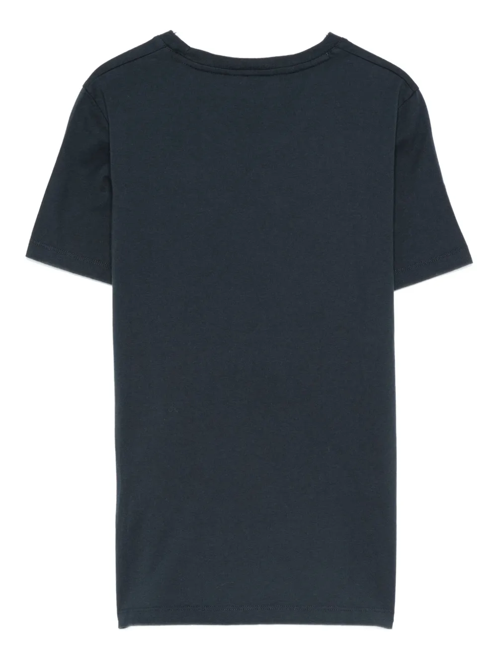 Maison Kitsuné T-shirt met vos-applicatie Blauw