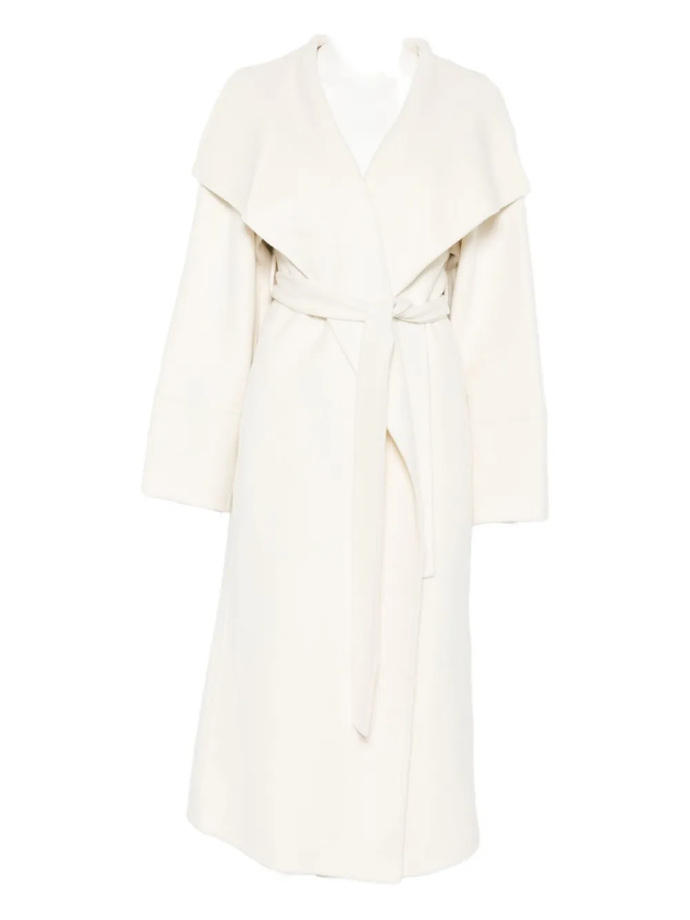 Soft Goat Coats Light And Natural In White