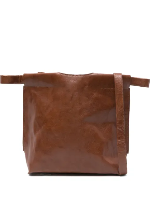 bea mombaers leather shoulder bag