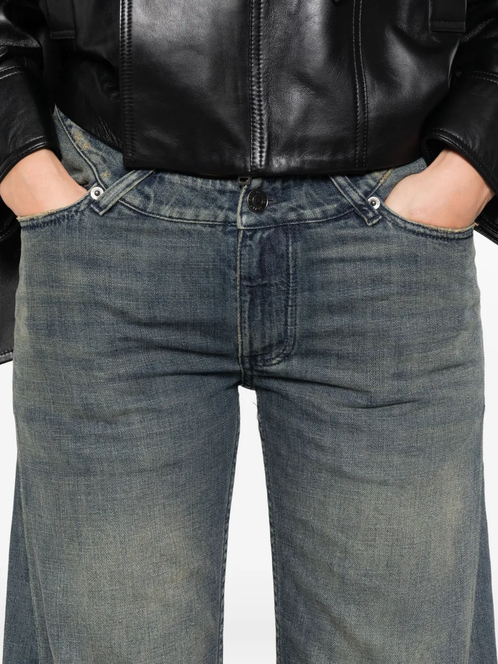 Balenciaga Katoenen jeans Grijs