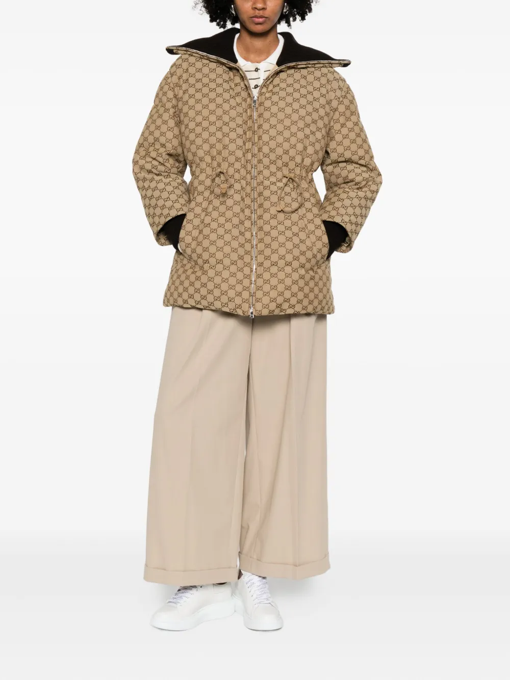 Gucci Gucci Coats Camel | Down Jackets | Image 2