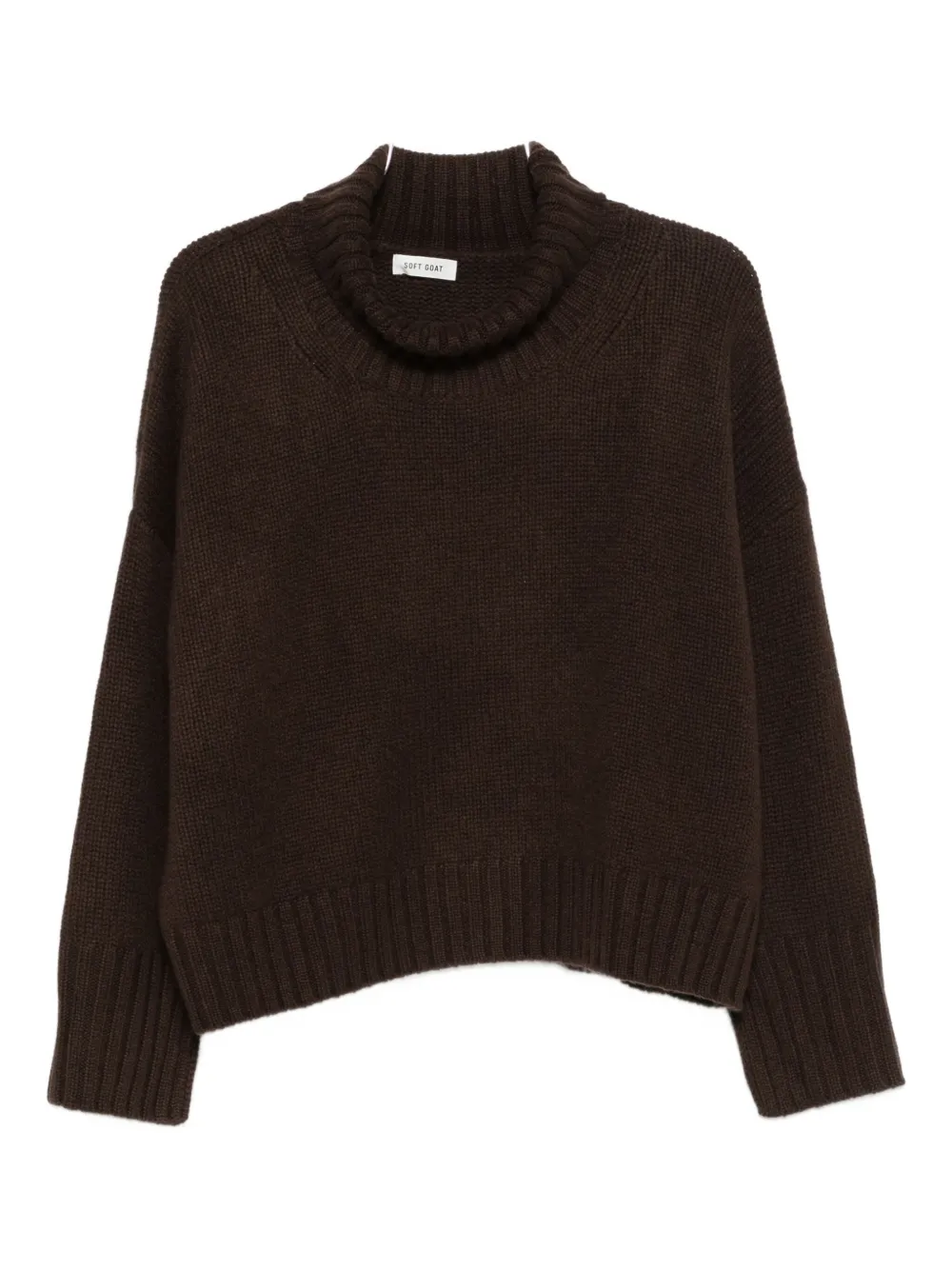 Soft Goat cashmere jumper | Brown | Image 1