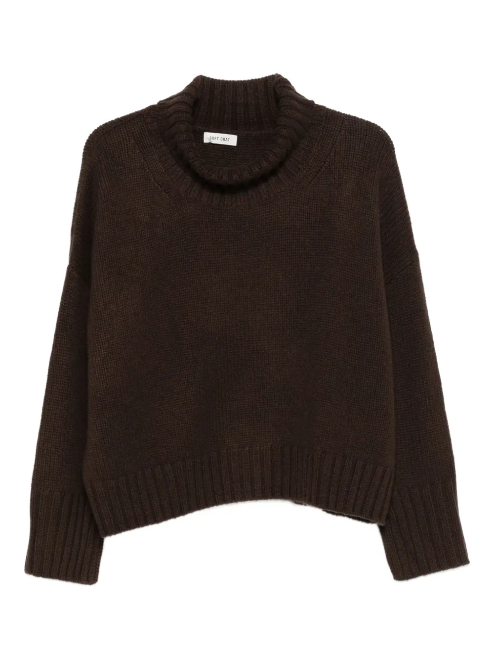 Soft Goat cashmere jumper | Brown | Image 1