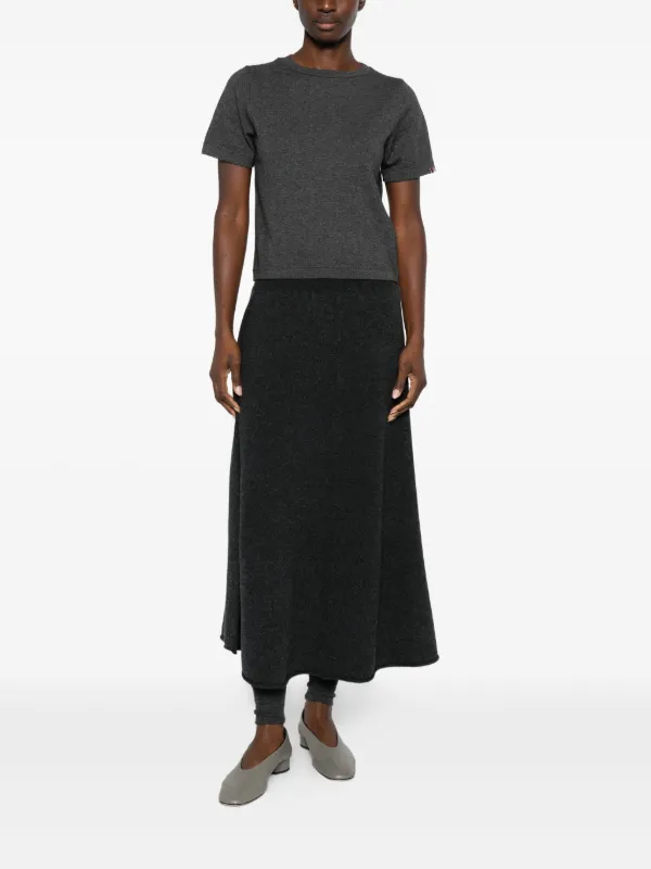 Extreme Cashmere ハイウエスト スカート | グレー | FARFETCH JP