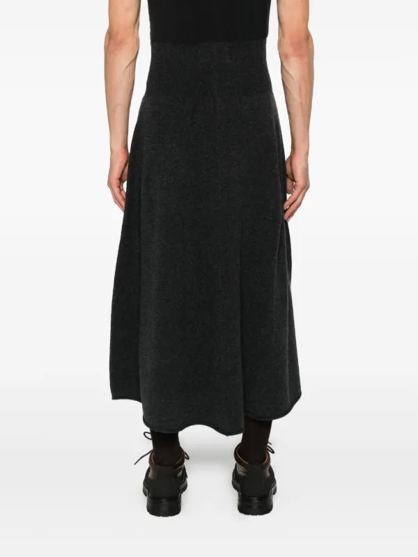 Extreme Cashmere ハイウエスト スカート | グレー | FARFETCH JP