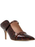 Malone Souliers 70mm Maureen leopard-print mules - Brown