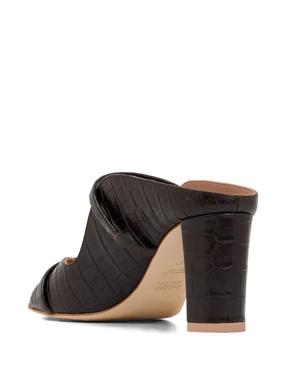 Malone Souliers 70mm Norah leather sandals Bruin