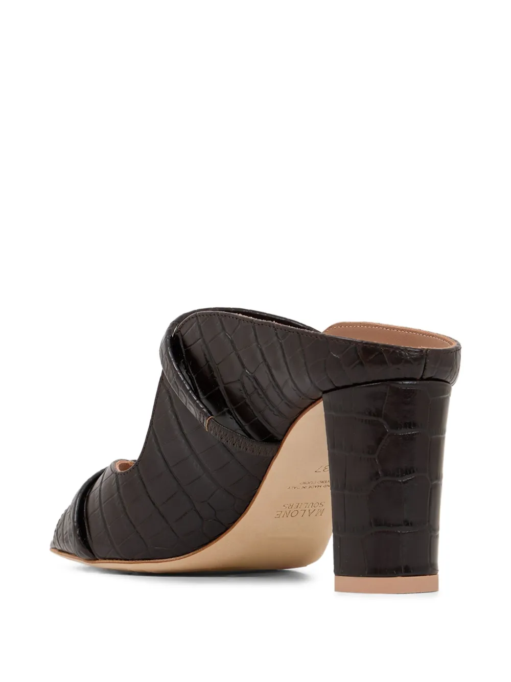 Malone Souliers 70 mm Norah leren sandalen Bruin