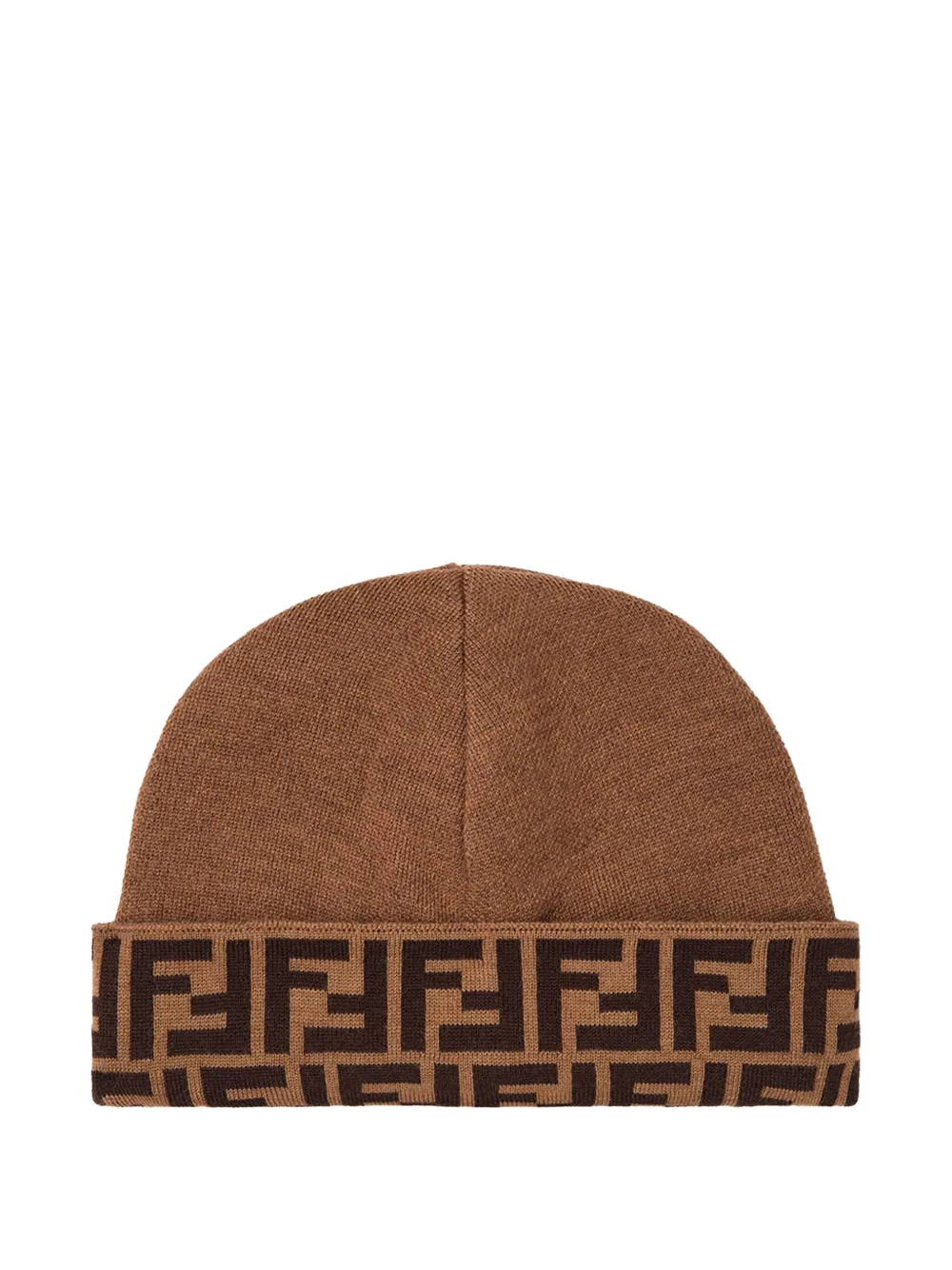 Fendi Kids Hoed met FF-patroon - Bruin