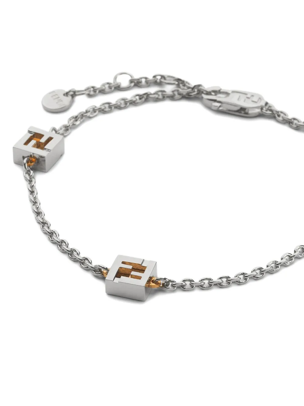 Fendi Ff Cube Bracelet Accessories In Blue