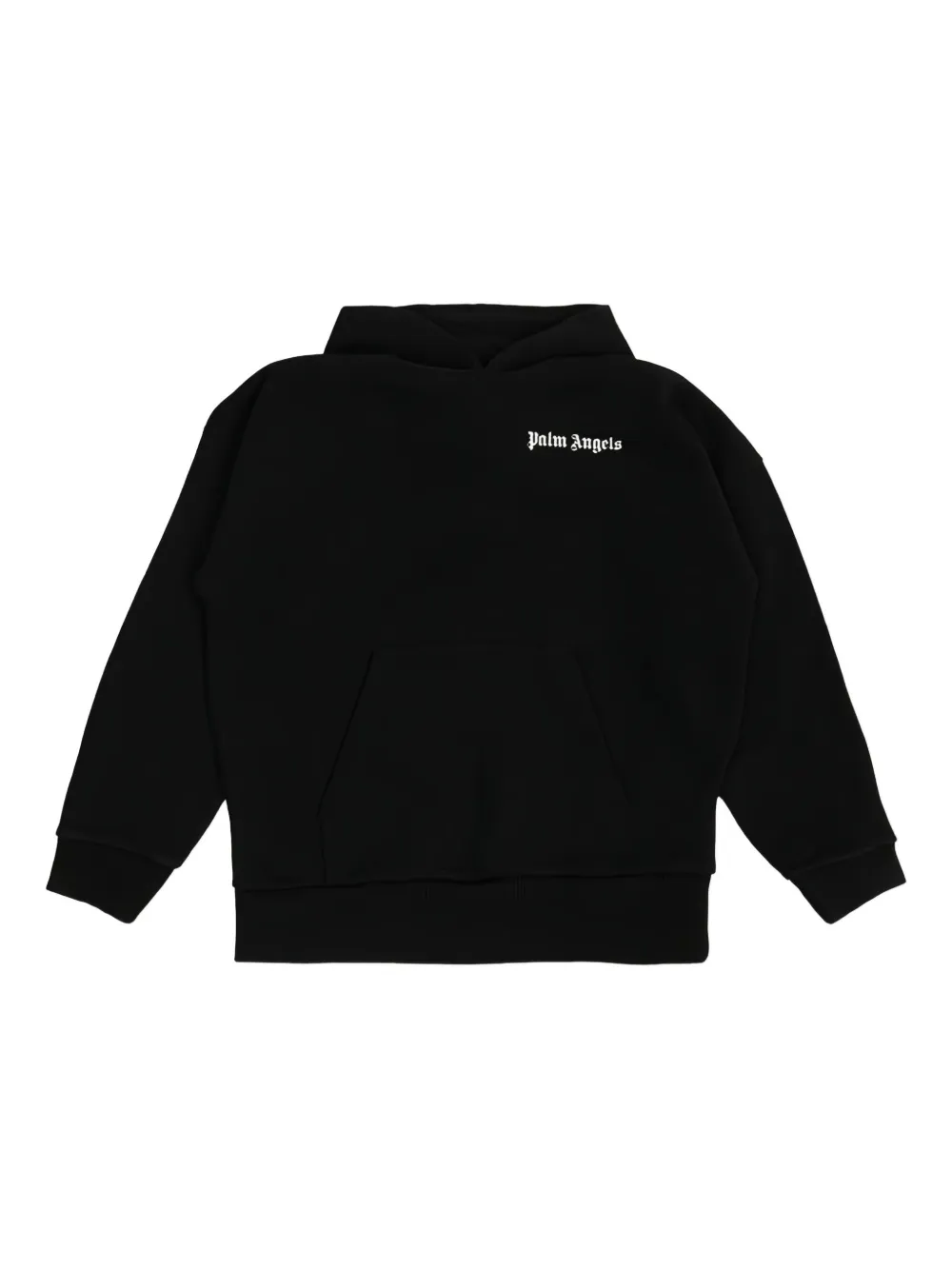 Palm Angels Kids logo hoodie - Nero