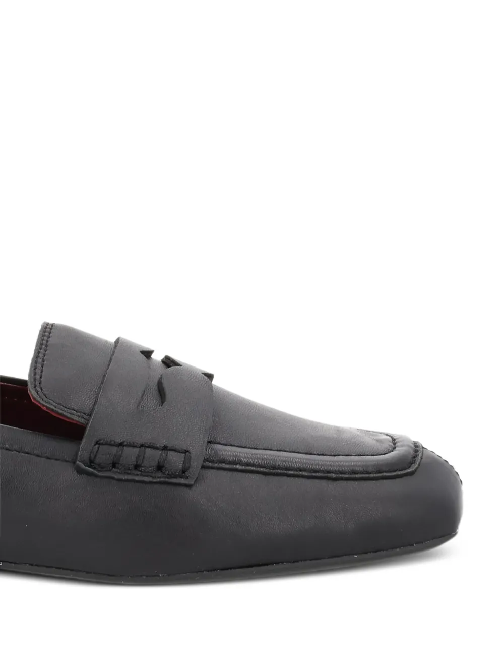 Ash Barley leather loafers - Zwart