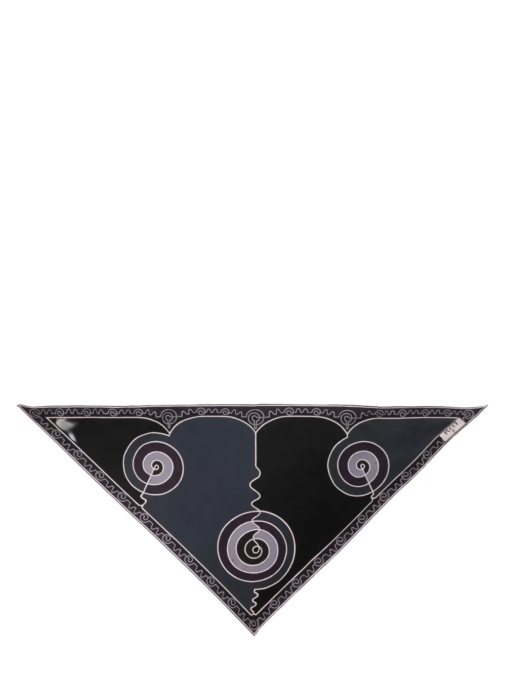 PUCCI astro-print scarf - Zwart
