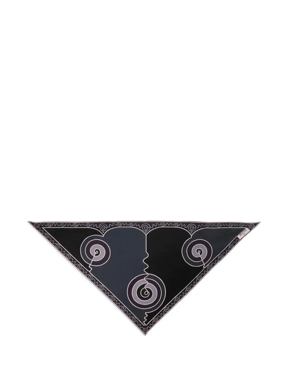 PUCCI astro-print scarf - Nero