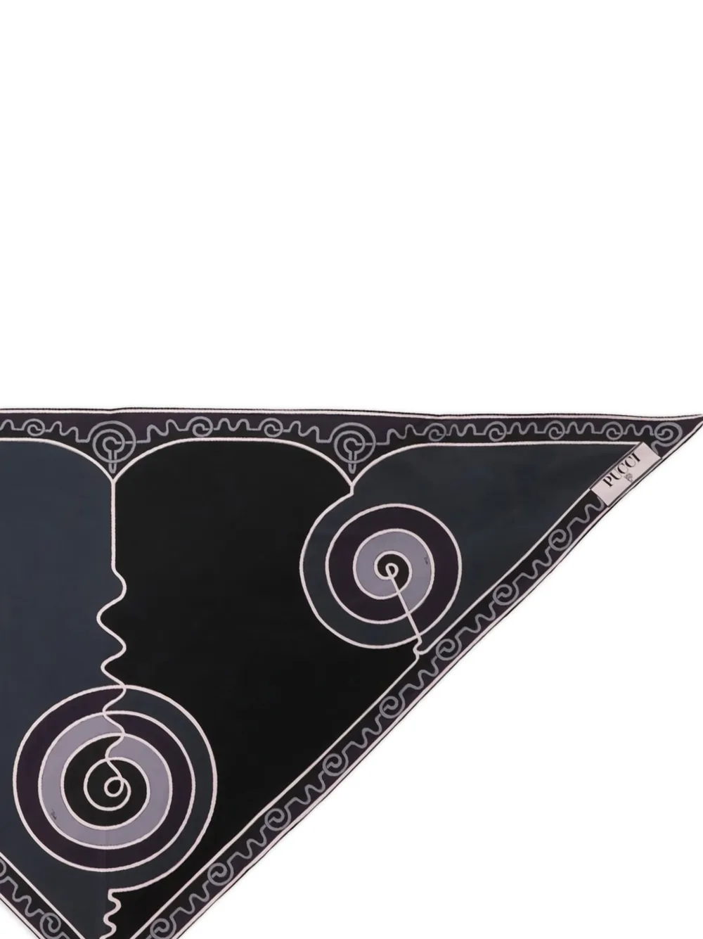  Pucci Astro-print Scarf - Black 