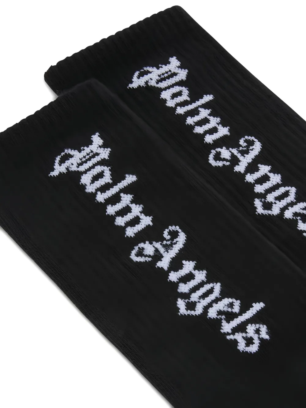 Palm Angels Kids Sokken met geborduurd logo Zwart