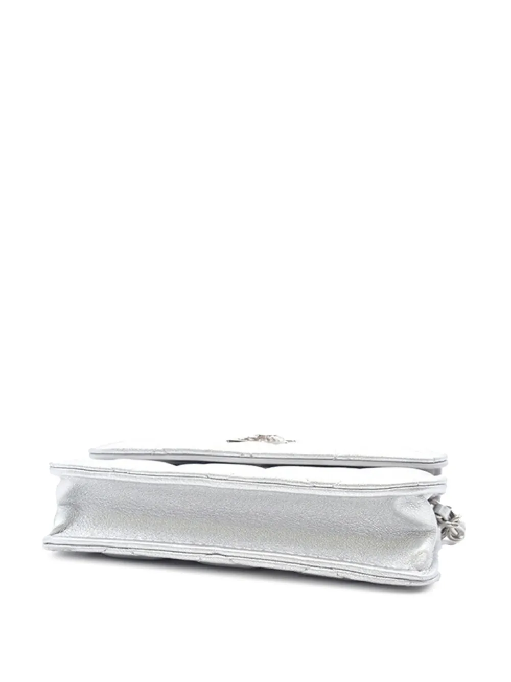 CHANEL Pre-Owned 2021-2025 Quilted Metallic Lambskin Crystal Star Chain Flap shoulder bag | Pre-Owned | Image 2