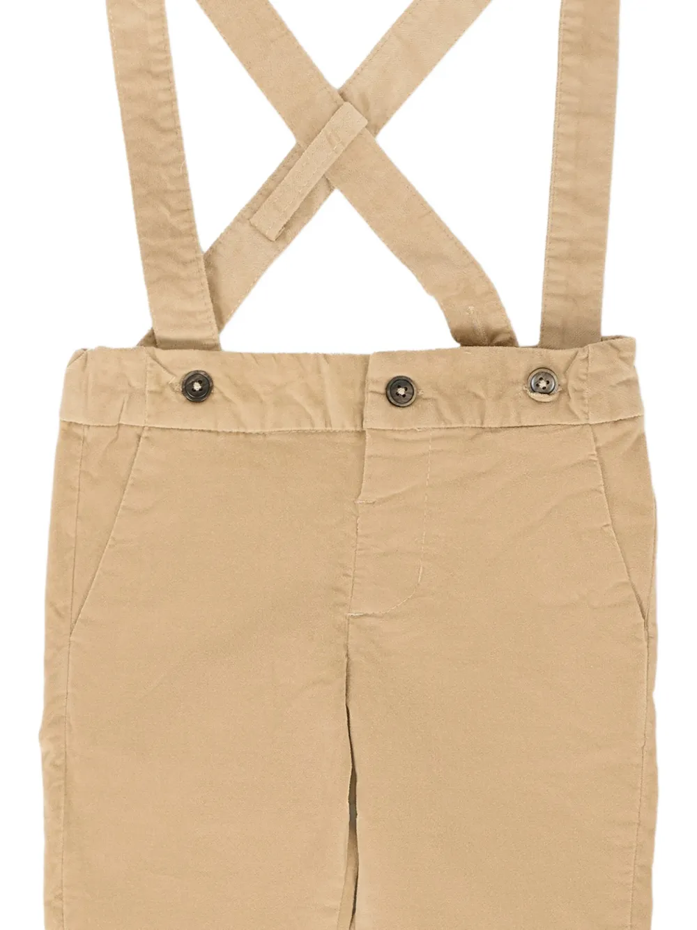 Mayoral Katoenen broek met bretels Beige