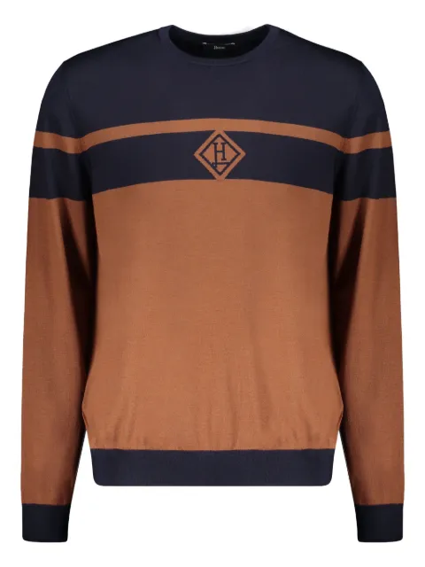 Herno crew-neck virgin wool sweater 
