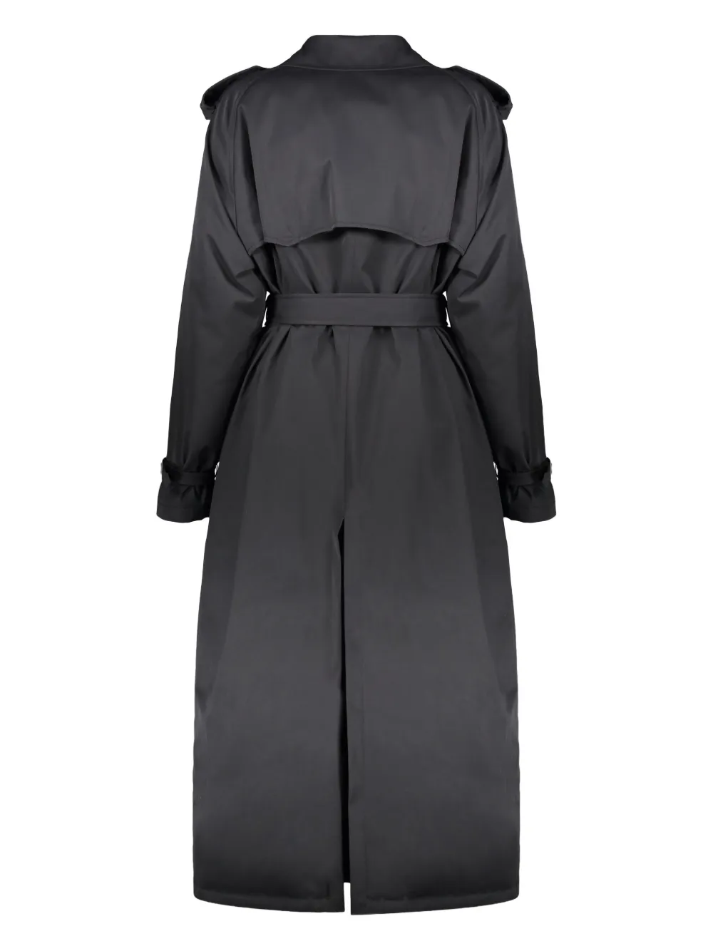 Herno Double-breasted Belted Trench Coat In Brown