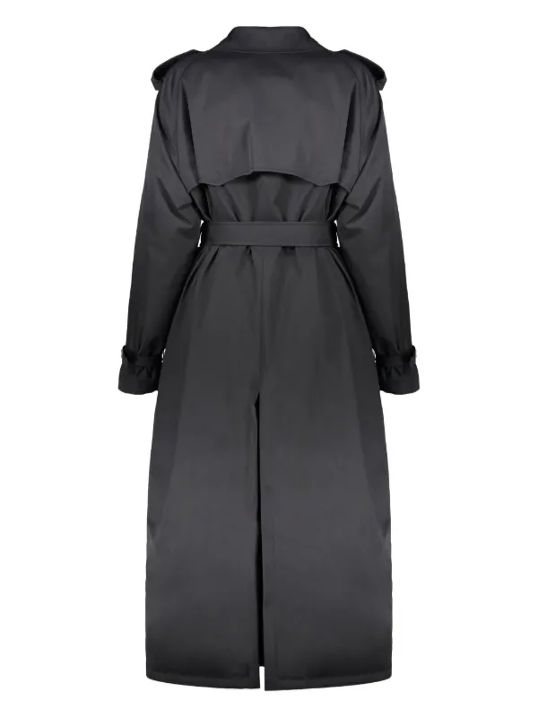 Herno ダブルブレスト トレンチコート | ブラック | FARFETCH JP