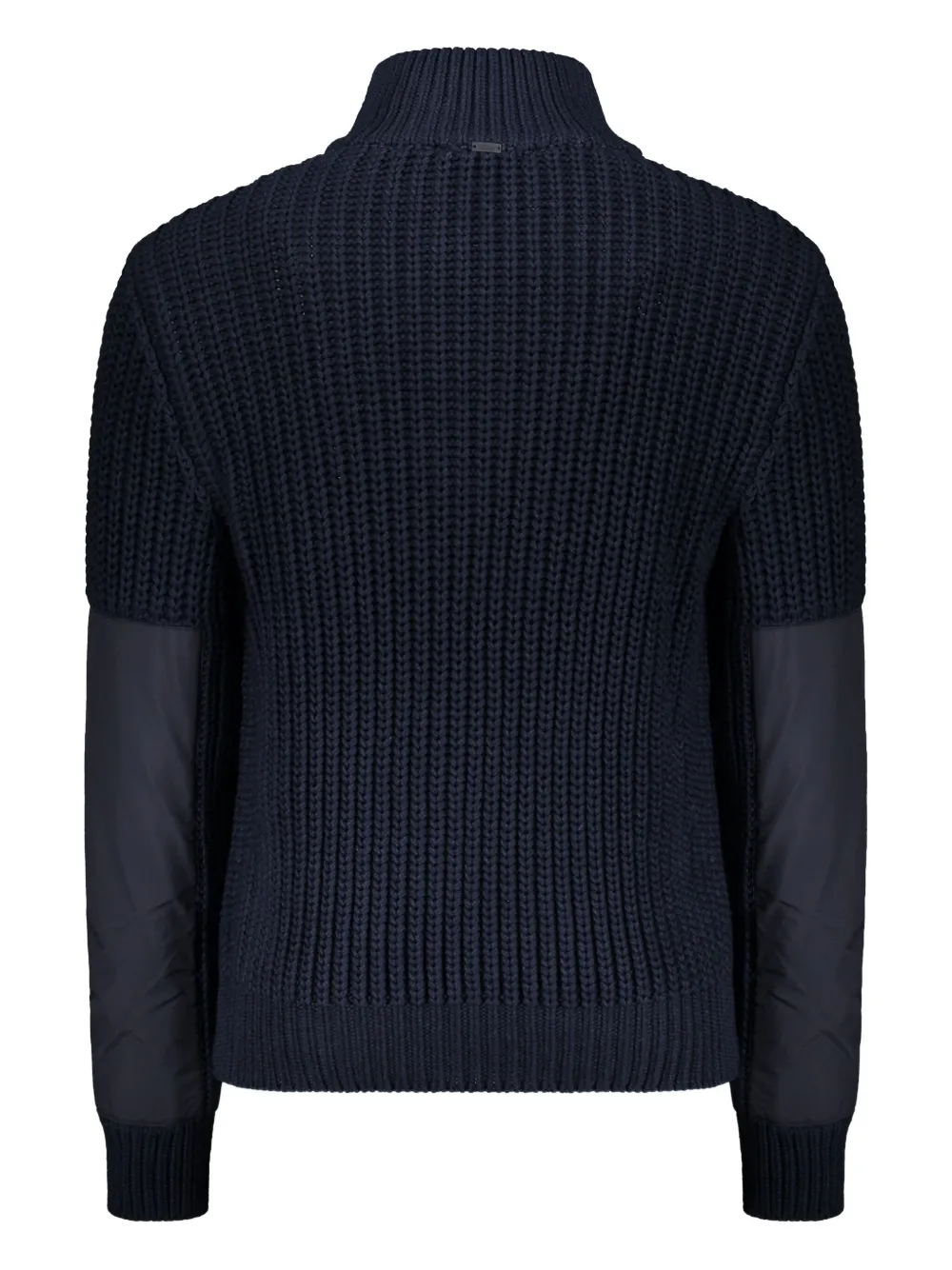 Herno ribbed half-zip sweater - Blauw