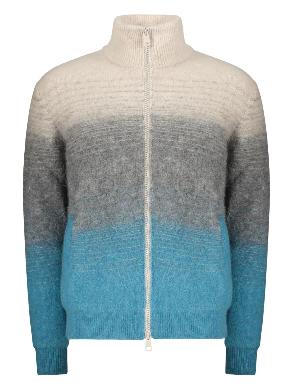 Herno High-neck Cardigan In Multi