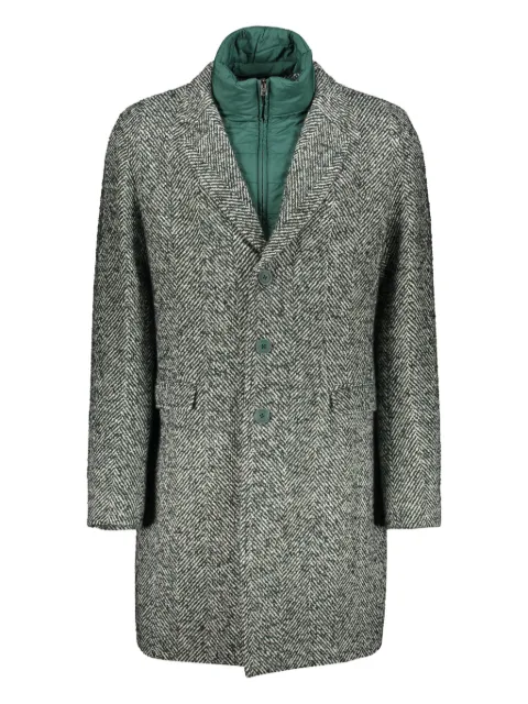 Herno herringbone-patterned coat