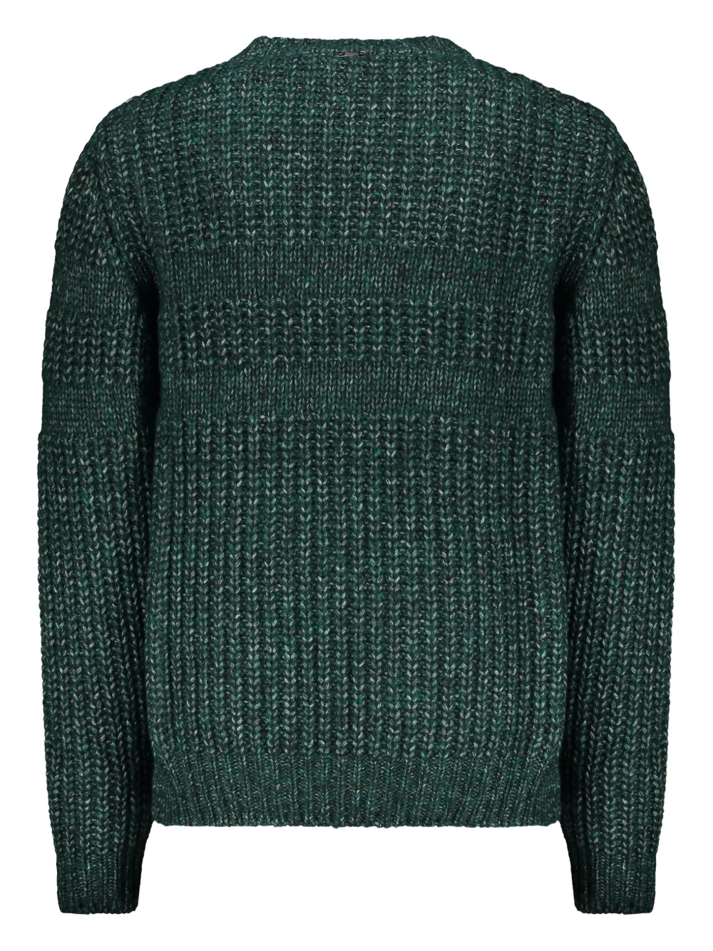 Herno ribbed crew-neck sweater - Groen