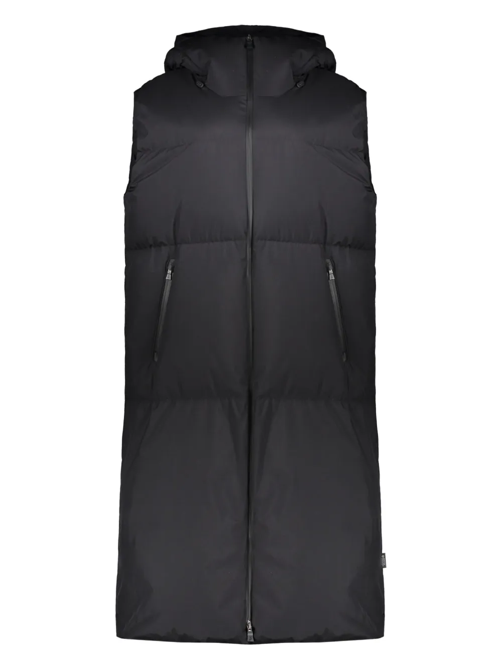 Herno GORE-TEX hooded quilted gilet - ブラック Herno GORE-TEX hooded quilted gilet - ブラック