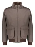 Herno zip-up bomber jacket - Neutrals