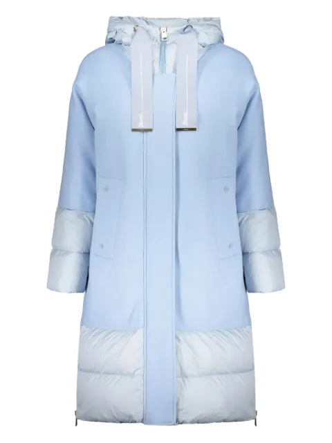Herno two-tone hooded puffer jacket