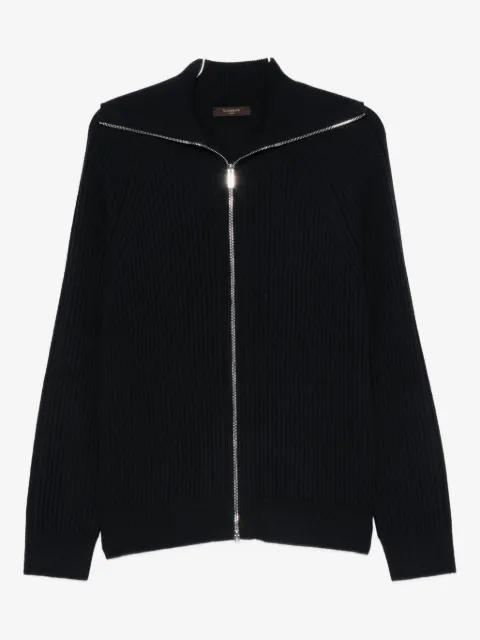 Zanone zip-up cardigan