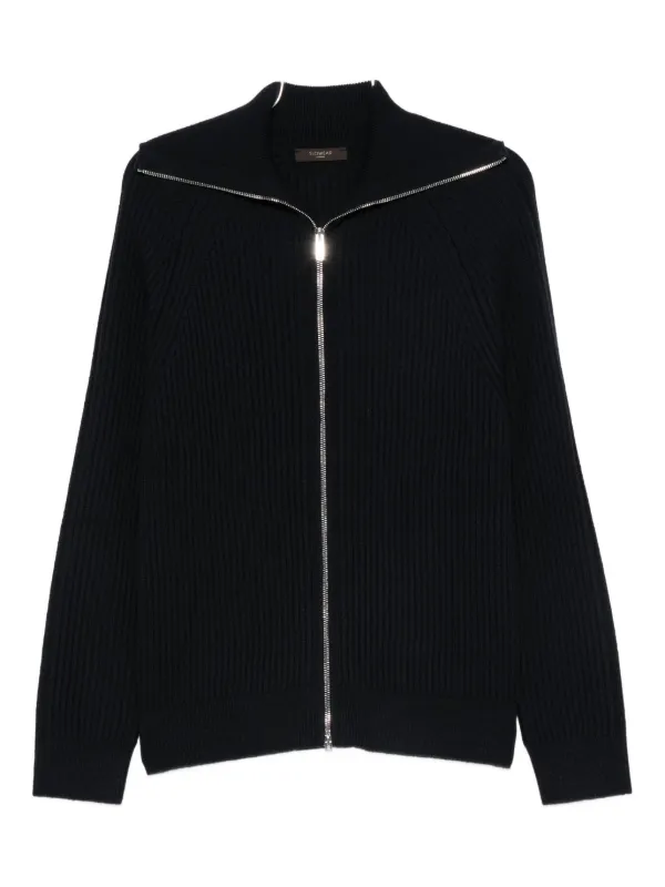 トップス made in italy ZANONE cardigun en Zanone zip-up Cardigan | Black | FARFETCH