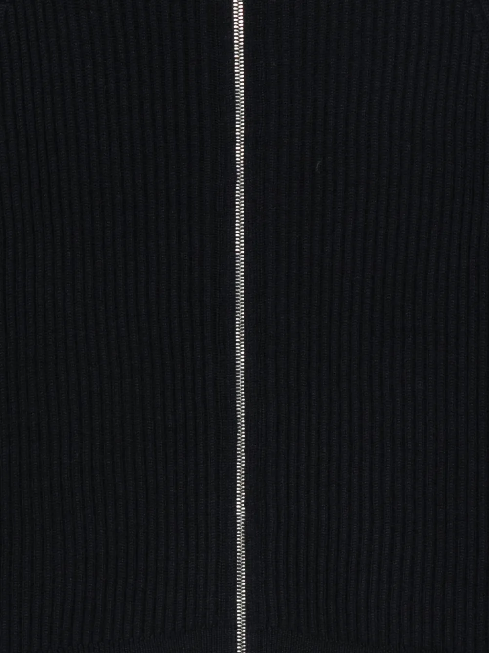 Zanone Vest met rits Zwart