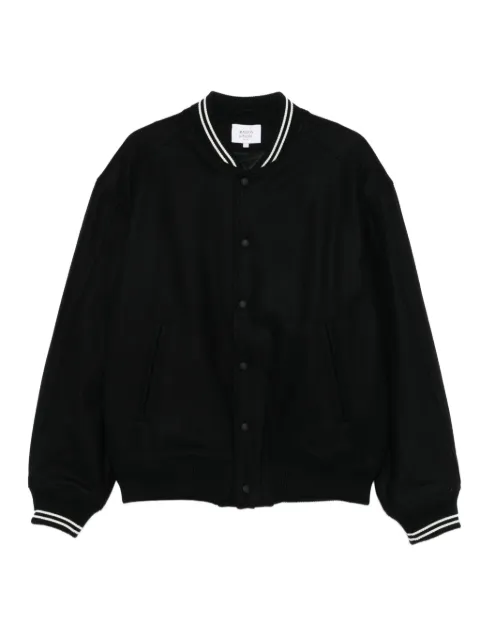 Maison Kitsuné ribbed-trim buttoned jacket