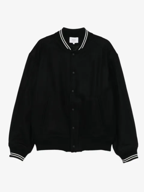 Maison Kitsuné ribbed-trim buttoned jacket
