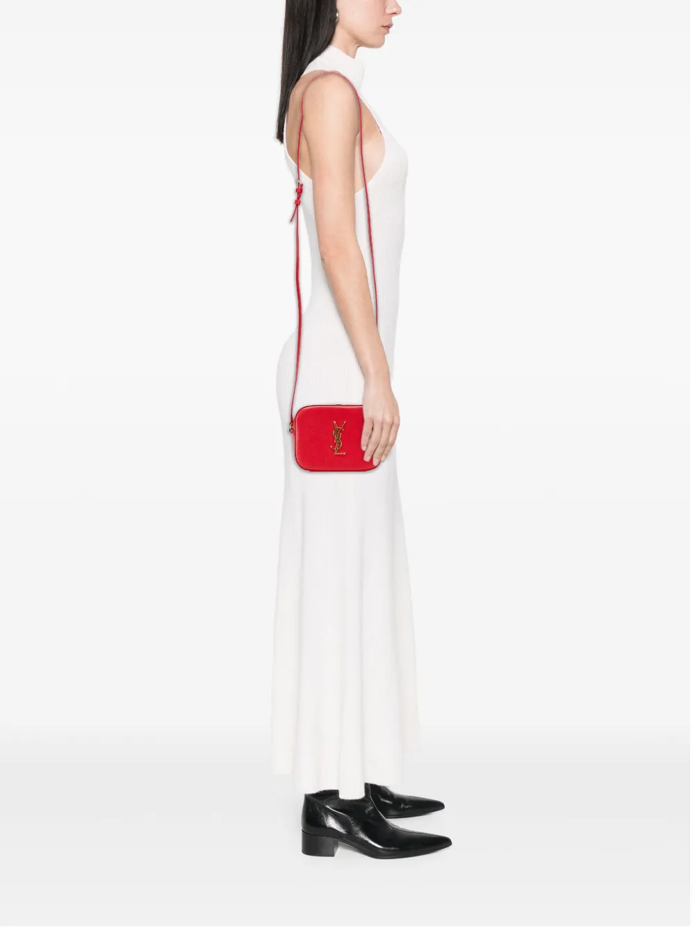 Saint Laurent Pre-Owned 2015 Small Grain De Poudre Classic Monogram Camera Bag crossbody bag | Pre-Owned | Image 2