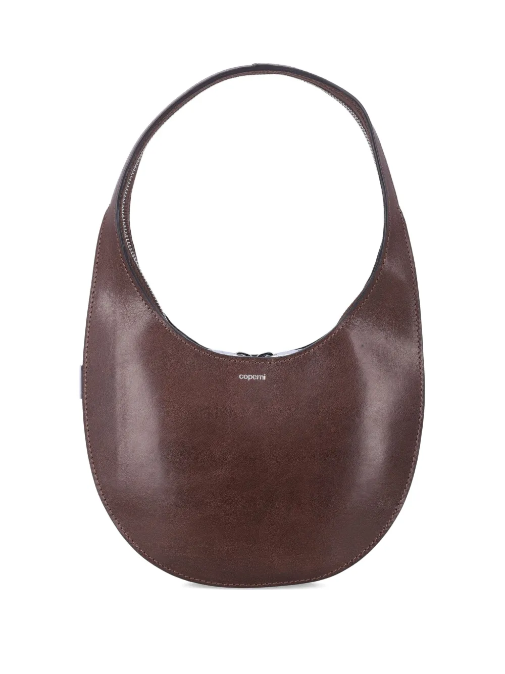 Coperni Small Zip Tote Bag In Brown