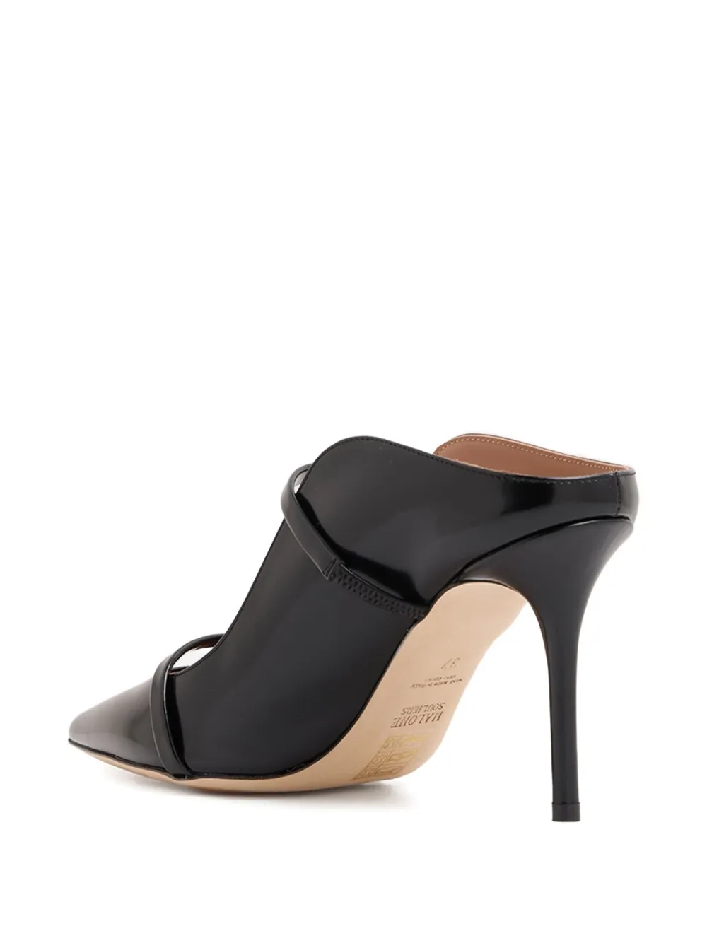 Malone Souliers Maureen 85 mm muiltjes Zwart