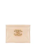 CHANEL Pre-Owned 2021 Quilted Lambskin 19 card holder - Brown