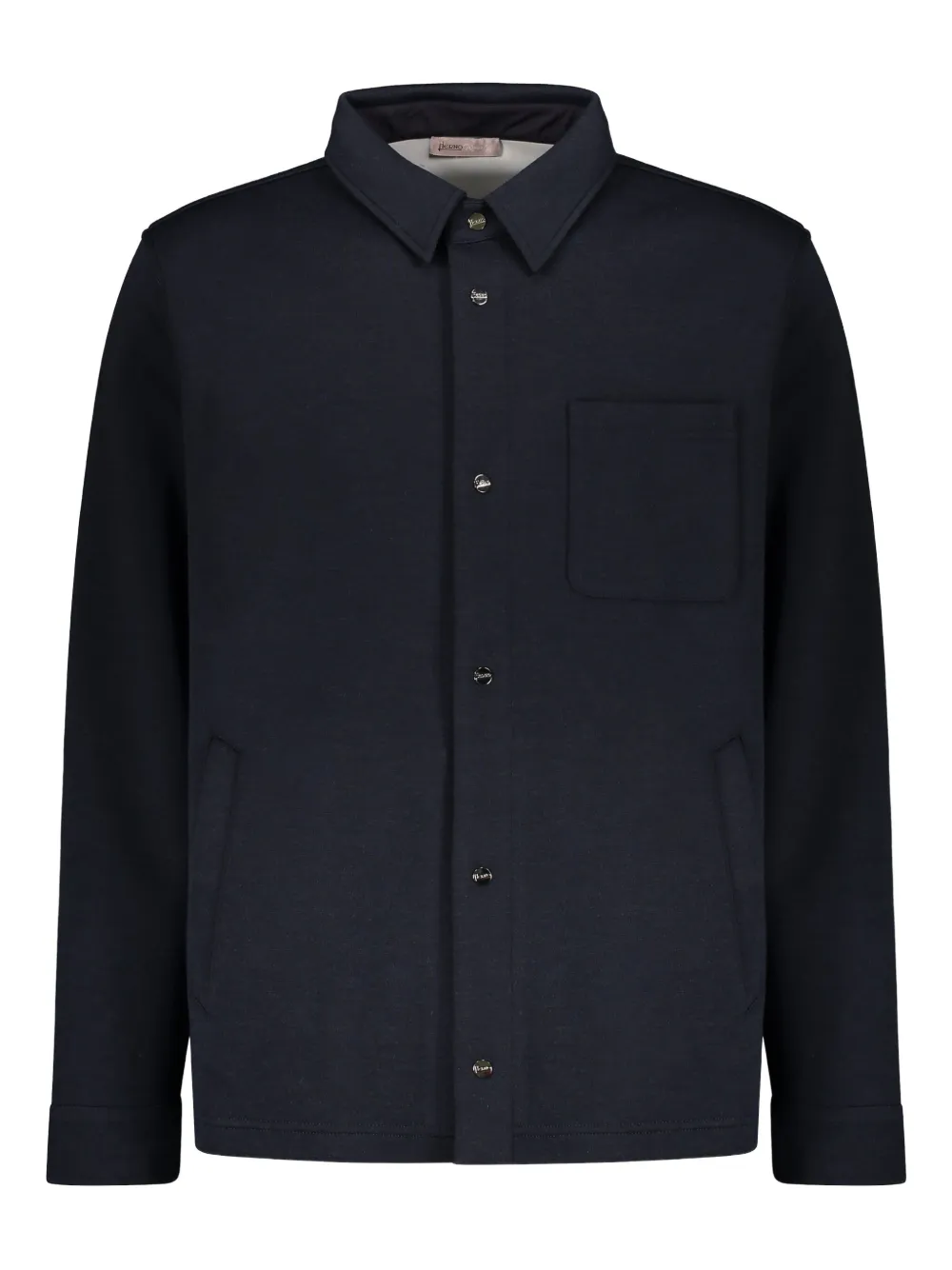 Herno Long-sleeved Casual Jacket In Animal Print
