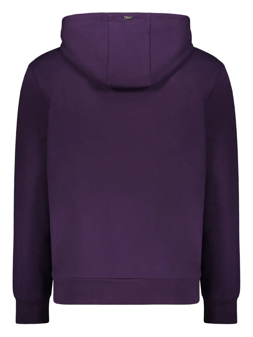 Herno Star-embroidered Hoodie In Purple