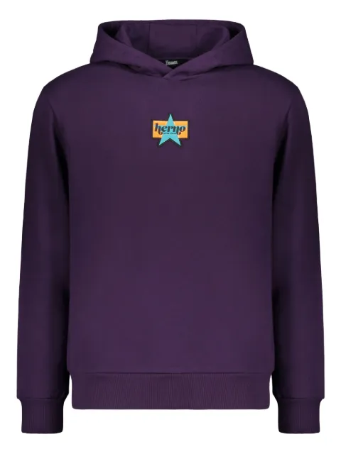 Herno star-embroidered hoodie