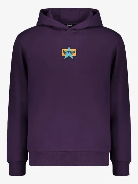 Herno hoodie med brodyr