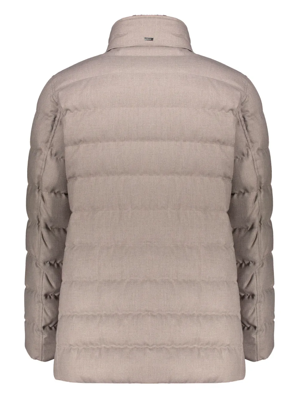 Herno Double-breasted Jacket In Neutral
